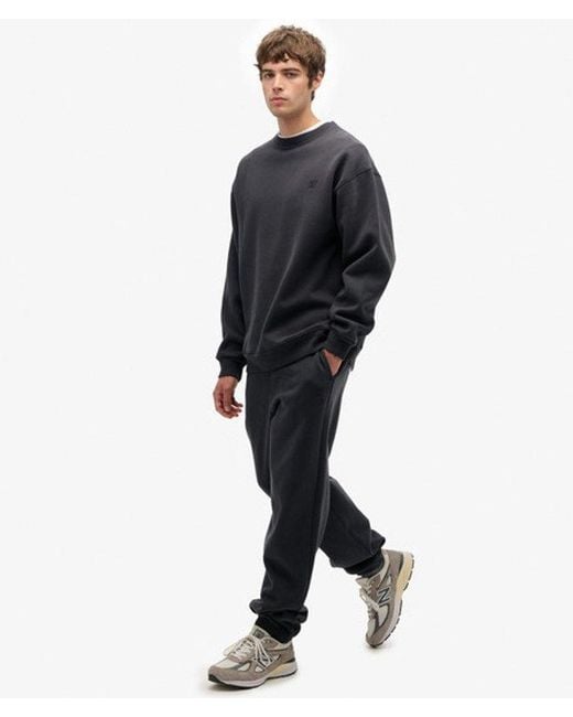 Superdry Oversized joggingbroek in het Black voor heren