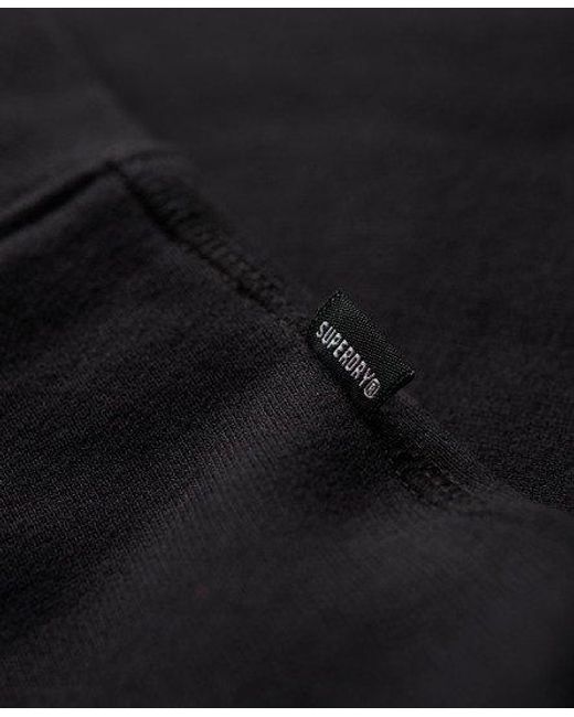 Superdry Sport Sweatshirt Met Ronde Hals En Losse Pasvorm in het Black voor heren