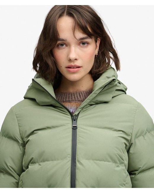 Superdry Green & Co Hooded City Padded Jacket