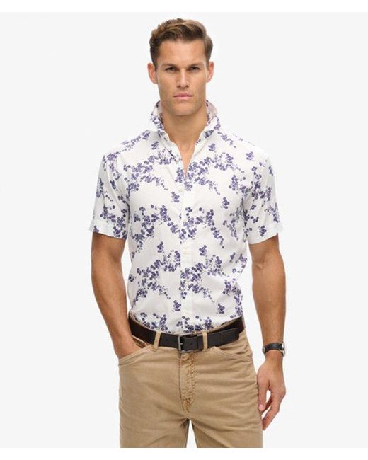 Superdry White & Co Vintage Hawaiian Shirt for men