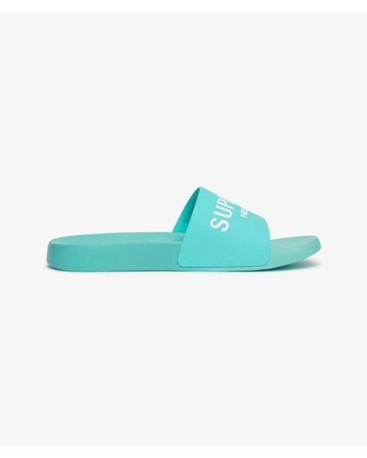 Superdry Blue & Co Core Ombre Pool Sliders