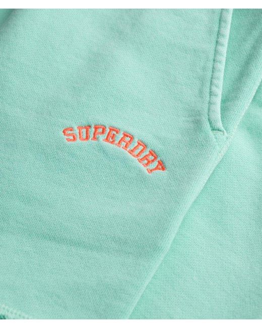 Superdry Green & Co Essential Logo Garment Dye Shorts