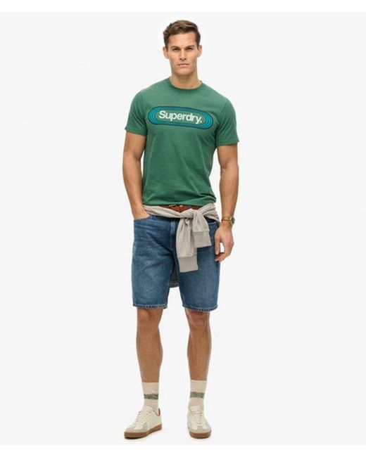 Superdry Green & Co Vintage Trade Tab T-shirt for men