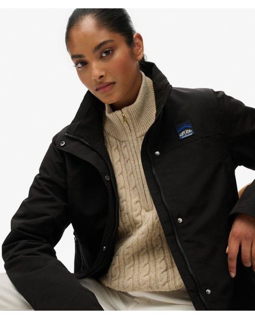 Superdry Black & Co Non Hooded Shell Jacket
