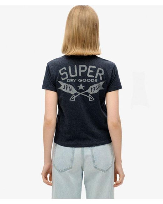 Superdry Black & Co Lo-fi Outdoor Fitted T-shirt