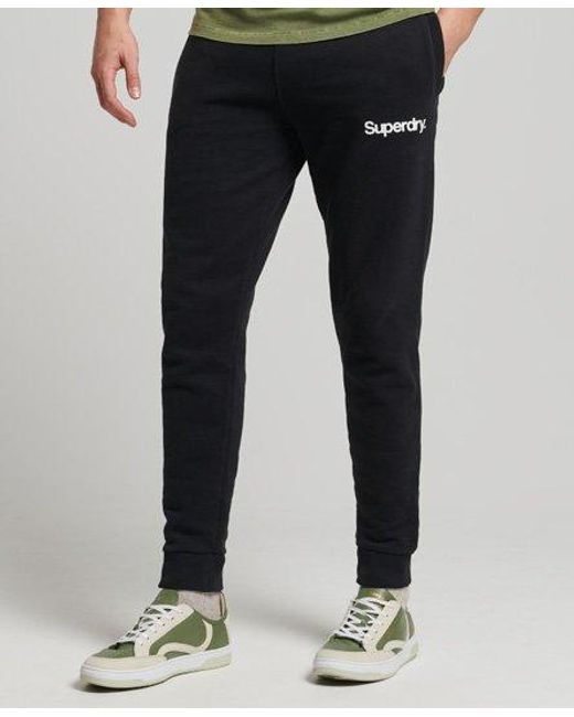 Superdry Black Core Logo Classic Joggers for men