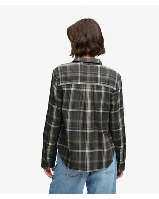Superdry Blue & Co Lumberjack Check Flannel Shirt