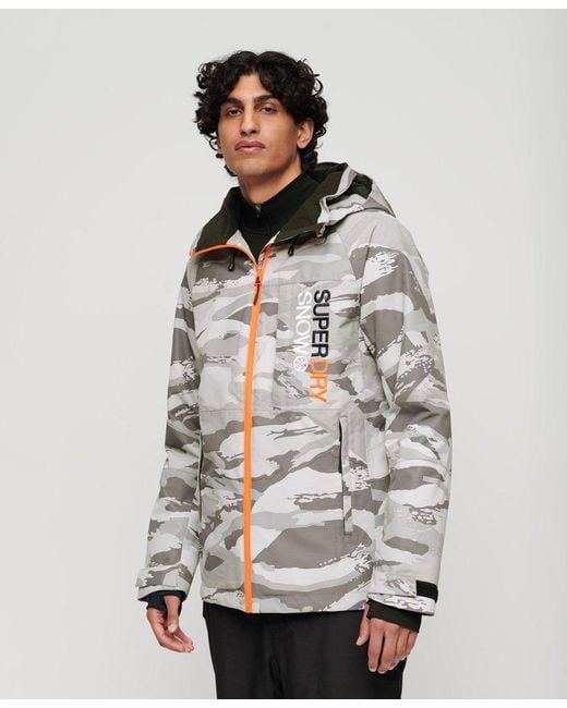 Superdry Sport Ski Freestyle Core Jacket in Gray for Men | Lyst