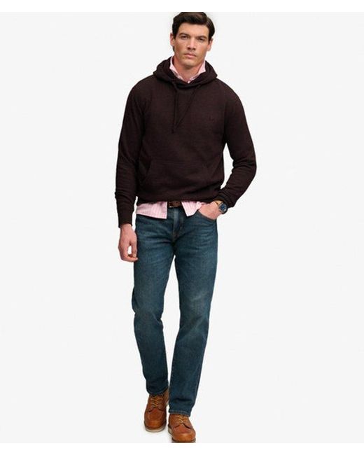 Superdry Black & Co Essential Logo Hoodie for men
