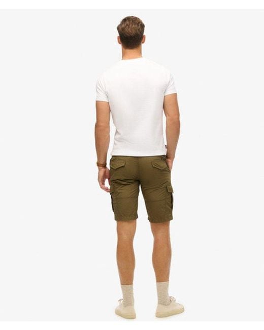 Superdry Green & Co Parachute Cargo Shorts for men