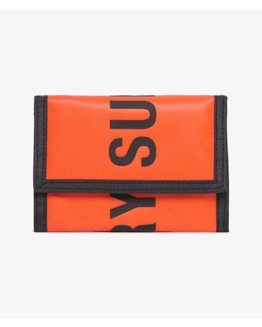 Superdry Orange Tarp Tri-fold Wallet