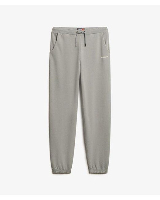 Superdry Effen joggingbroek in het White