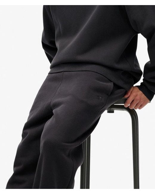 Superdry Oversized joggingbroek in het Black voor heren