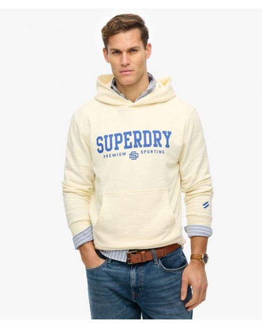 Superdry White Core Sport Hoodie for men