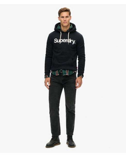 Superdry Black & Co Core Logo Hoodie for men