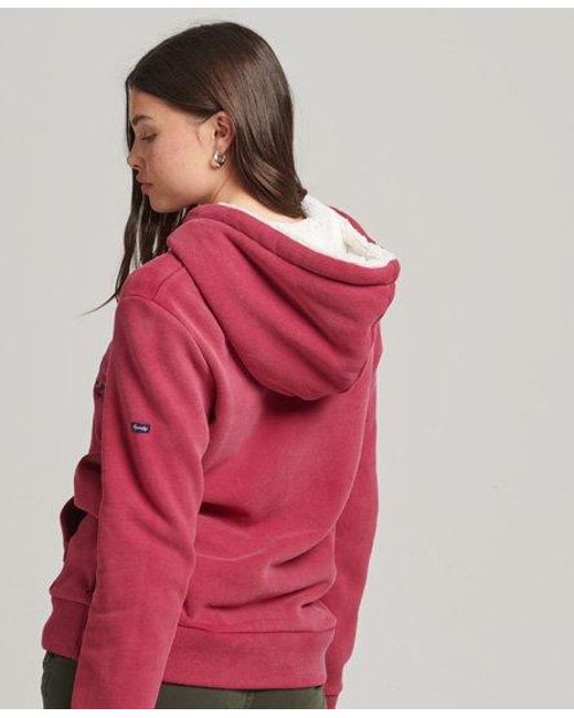 Superdry Red Pride & Craft Hoodie