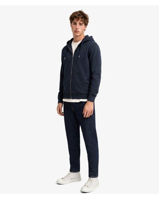 Superdry Blue & Co Essential Logo Zip Hoodie for men