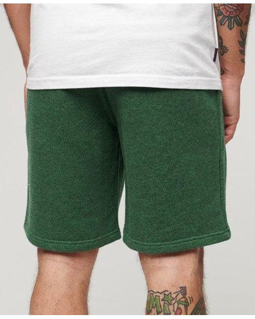Short en jersey à logo essential Superdry pour homme en coloris Green