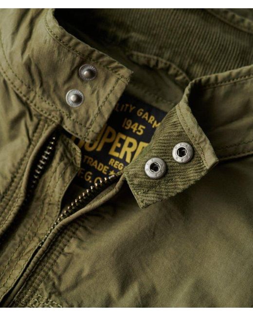 Superdry Green & Co Classic Harrington Jacket for men