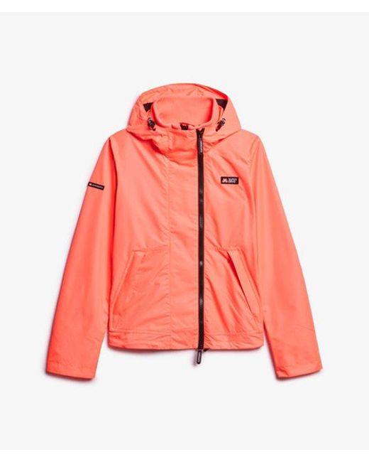 Superdry Red Hooded Mountain Windbreaker Jacket