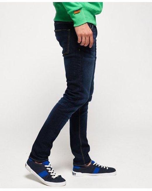 Superdry Blue Skinny Jeans Dark Used for men