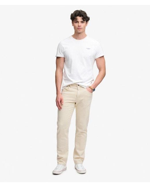 Superdry White & Co Organic Cotton Vintage Slim Straight Jeans for men