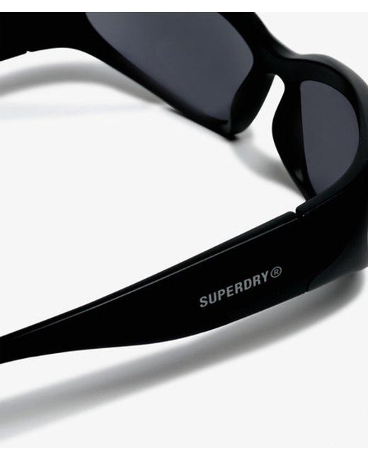 Superdry Black & Co Sport Wrap Sunglasses
