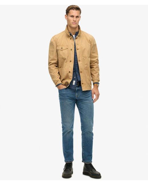 Superdry Blue & Co The Merchant Store - Cotton Work Jacket for men