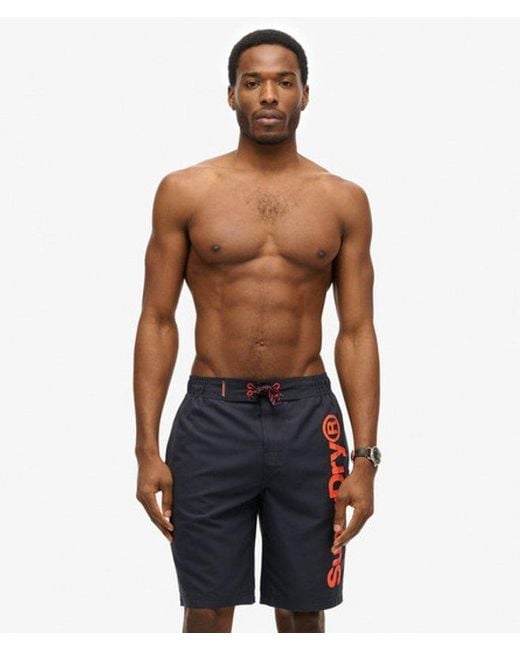Superdry Blue & Co Classic Boardshorts for men