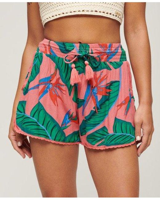 Superdry Red Beach Shorts