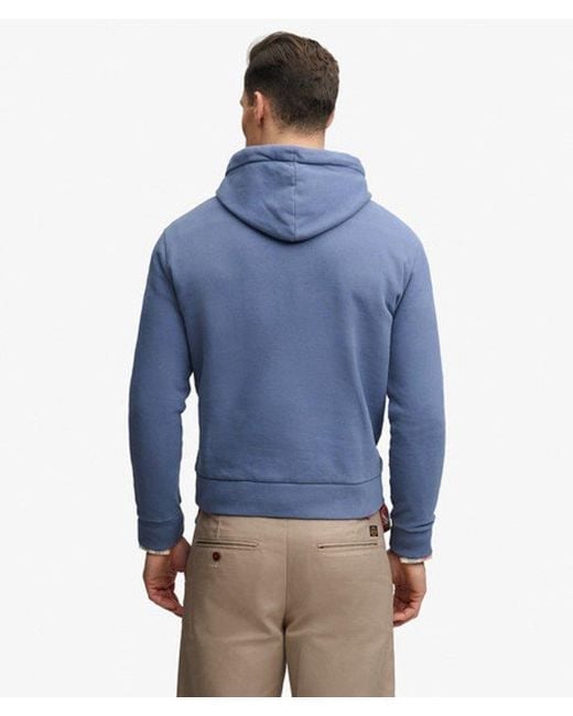 Superdry Blue & Co Lo-fi Dockside Hoodie for men