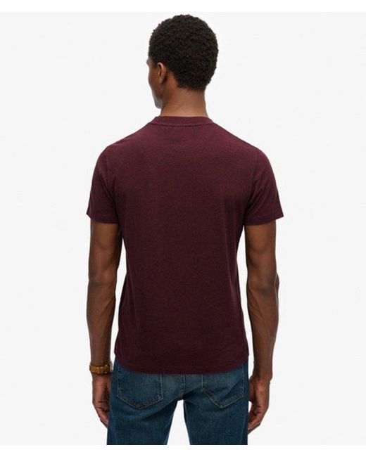 Superdry Red & Co Essential Logo T-shirt for men