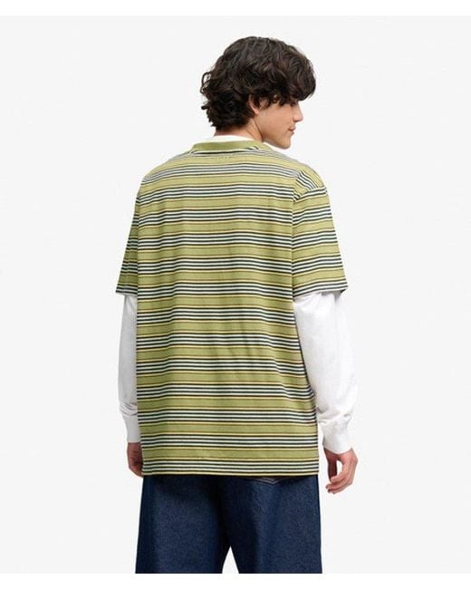 Superdry Green & Co Oversized Stripe T-shirt for men