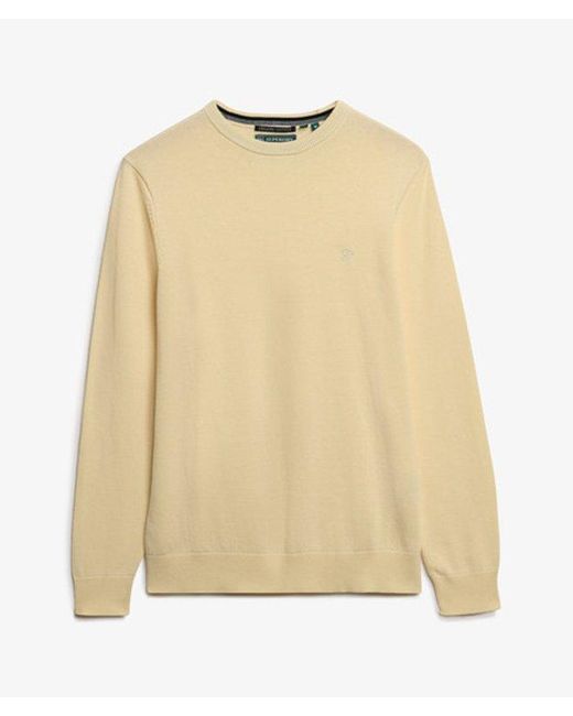 Superdry Blue & Co Essentials Cotton Jumper for men