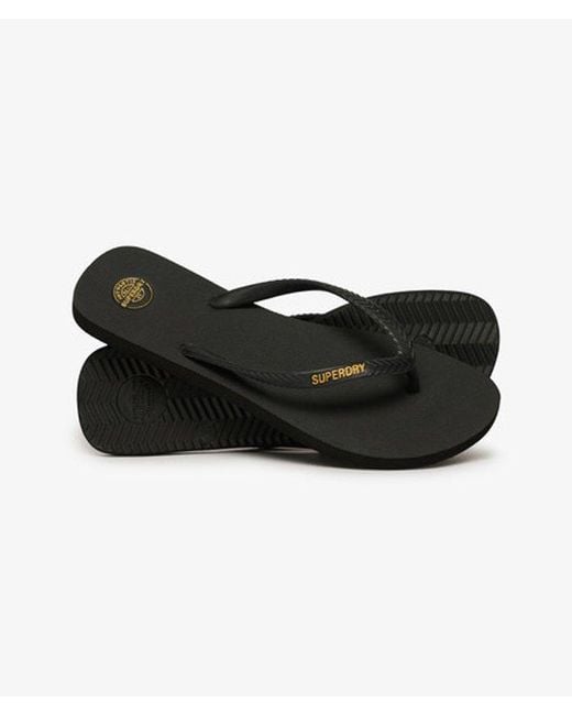 Superdry Black & Co Core Essential Flip Flops