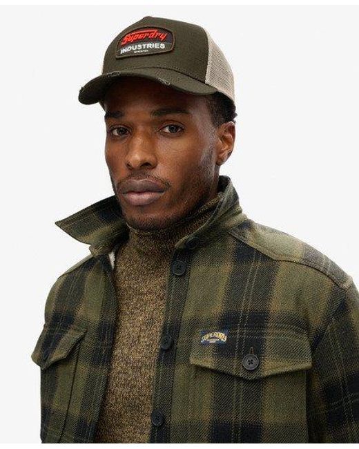 Superdry Green Dirt Road Trucker Cap