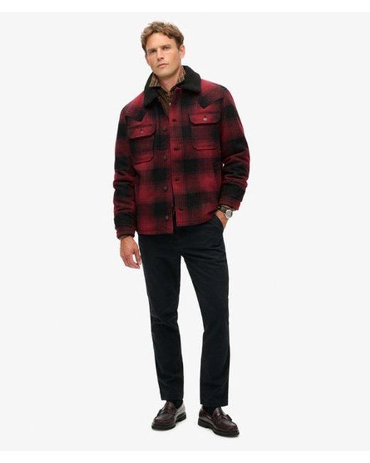Superdry Red & Co The Merchant Store - Wool Chore Coat for men