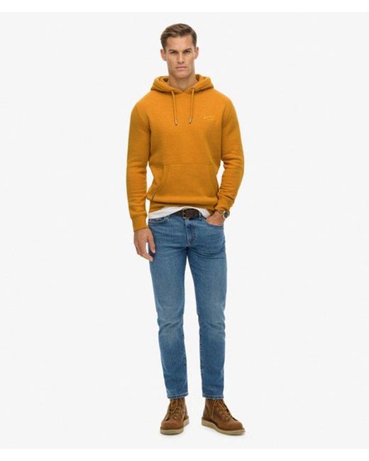 Superdry Orange & Co Vintage Logo Embroidered Hoodie for men