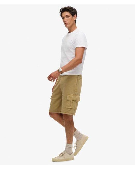 Superdry Natural & Co Classic Contrast Stitch Cargo Shorts for men