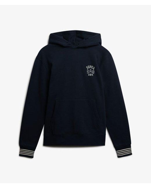 Superdry Blue & Co Athletic Club Hoodie for men