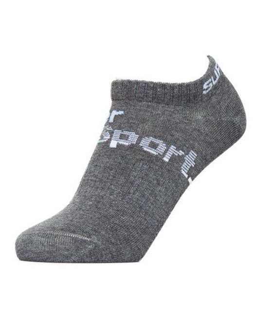 Superdry Gray Ultimate Socks Triple Pack Marl