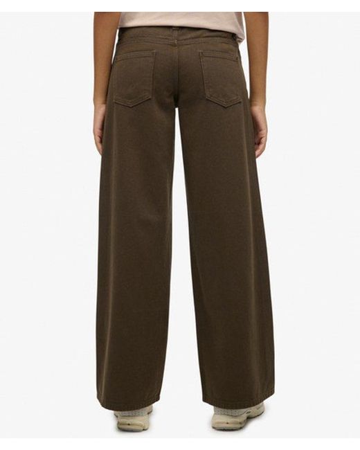 Superdry Natural & Co Mid Rise baggy Pants