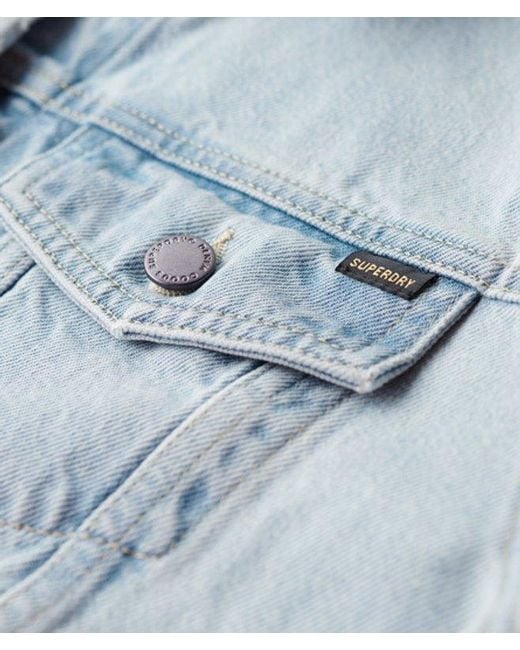 Superdry Gray & Co Embroidered Denim Trucker Jacket