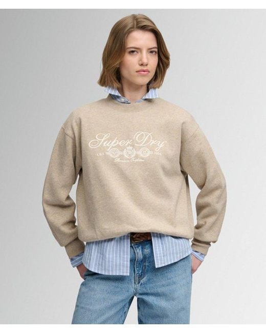 Superdry Blue & Co Country Club Crew Sweatshirt