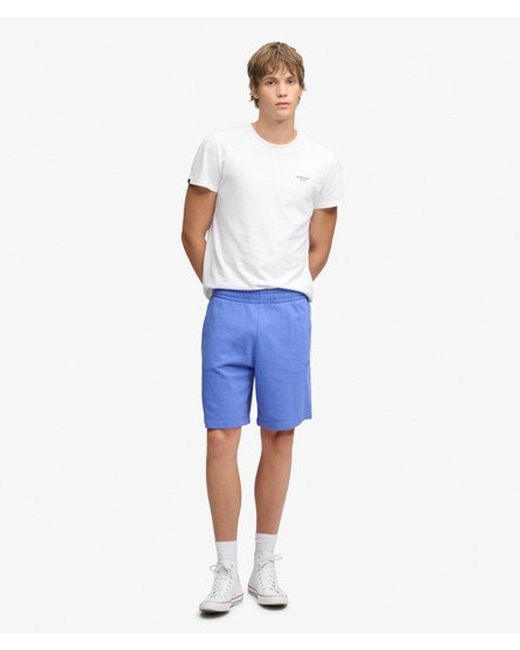 Superdry Blue & Co Essential Logo Jersey Shorts for men