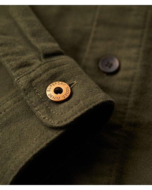 Superdry Green & Co The Merchant Store - Moleskin Overshirt for men