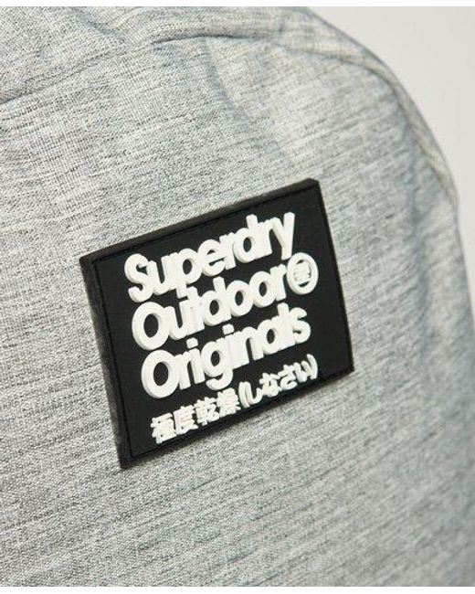 Superdry Gray Original Montana Backpack Light Grey Size: 1size