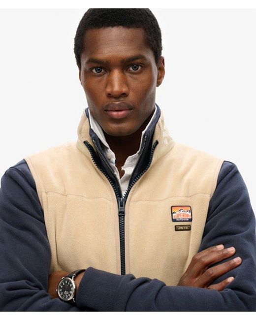 Superdry Blue & Co Active Fleece Gilet for men