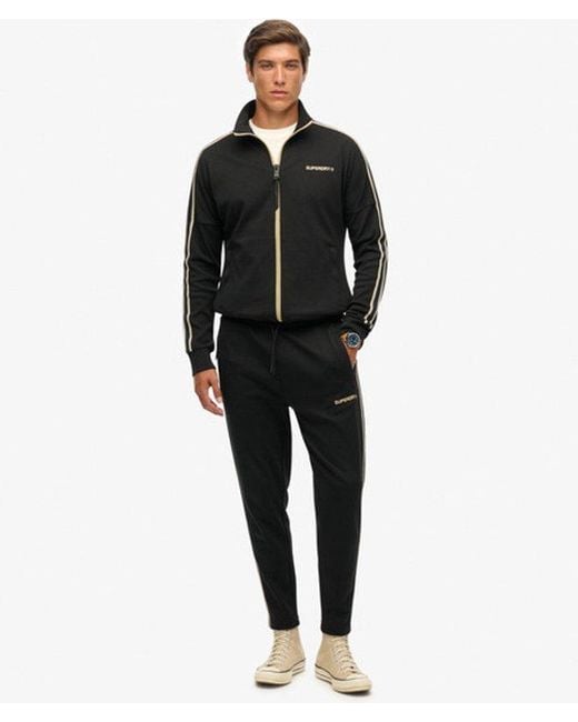 Superdry Black Tech Cult joggers for men