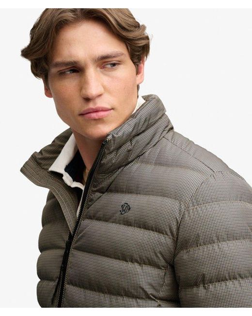 Superdry Brown Fuji Estate Padded Jacket for men